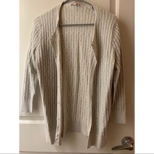 Tan Button Down Cardigan